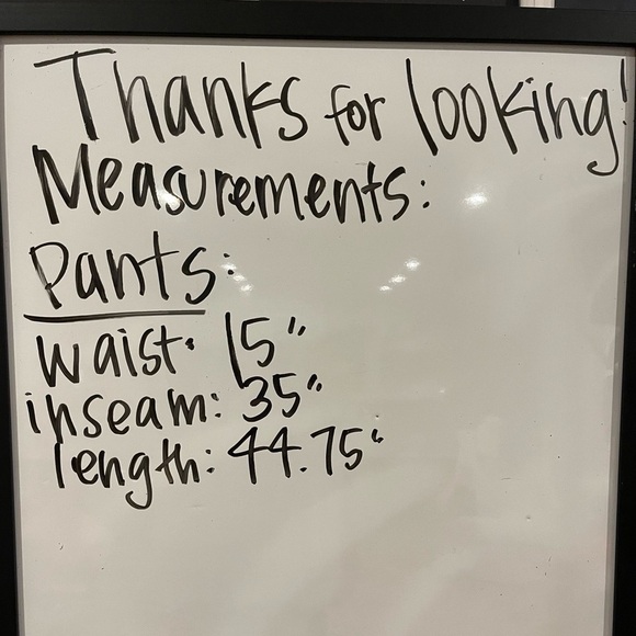 Valabasas Flare Stacked RARE Faux Leather Olive Green Cargo Pants Size 30 EUC - Picture 12 of 12